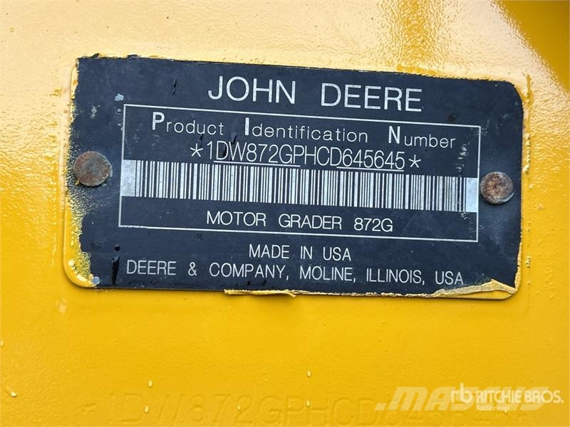 John Deere 872GP AWD Motor Grader Grejderi