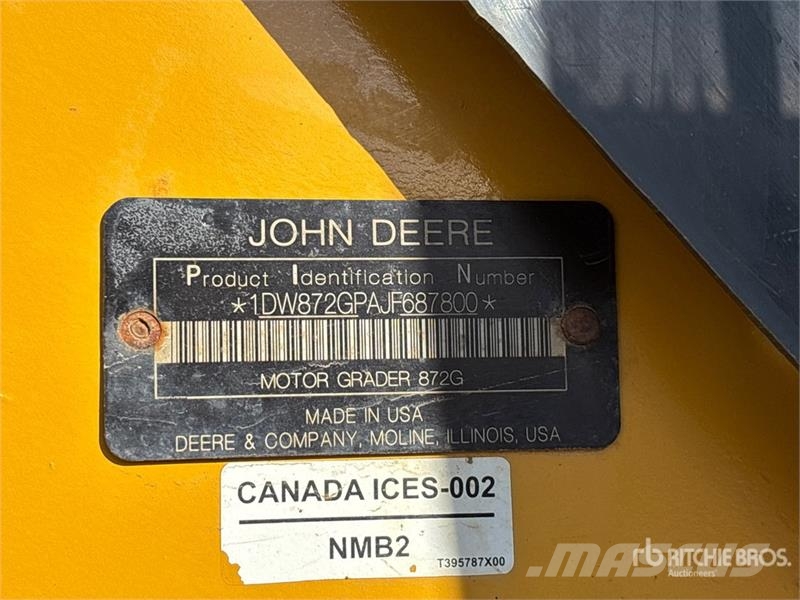 John Deere 872GP AWD Motor Grader Грейдери