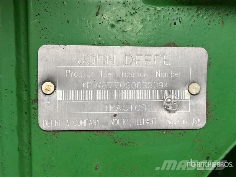 John Deere 8770 Articulated 4WD Tractor Landbouw - overige