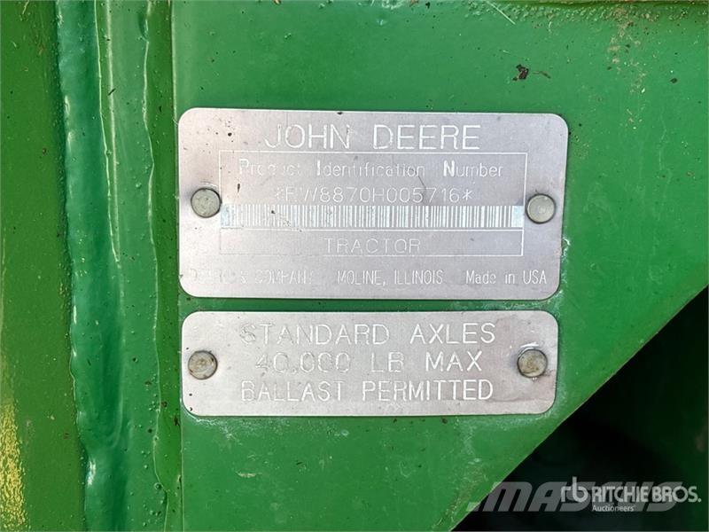 John Deere 8870 Outras máquinas agrícolas