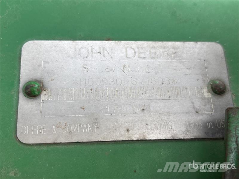 John Deere 930 Cabeçotes de colheitadeira