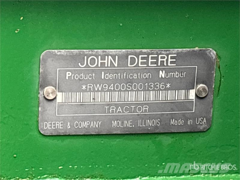 John Deere 9400 農業機械 -　その他