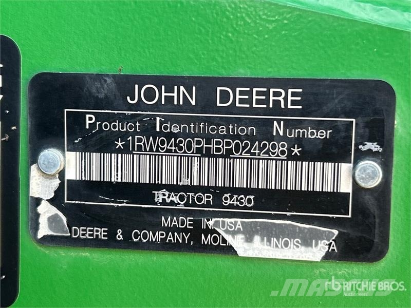 John Deere 9430 ماكينات زراعية - غير ذلك
