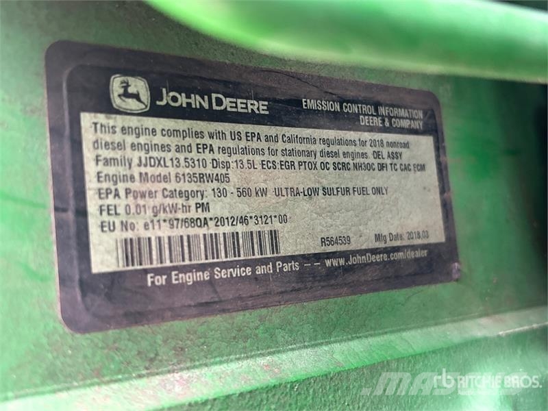 John Deere 9520RX الجرارات