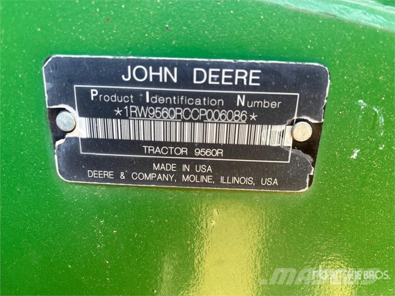 John Deere 9560R 4WD Tractor Traktoriai