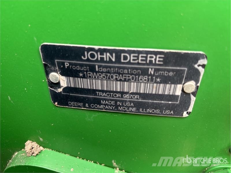 John Deere 9570R Muud põllumajandusmasinad