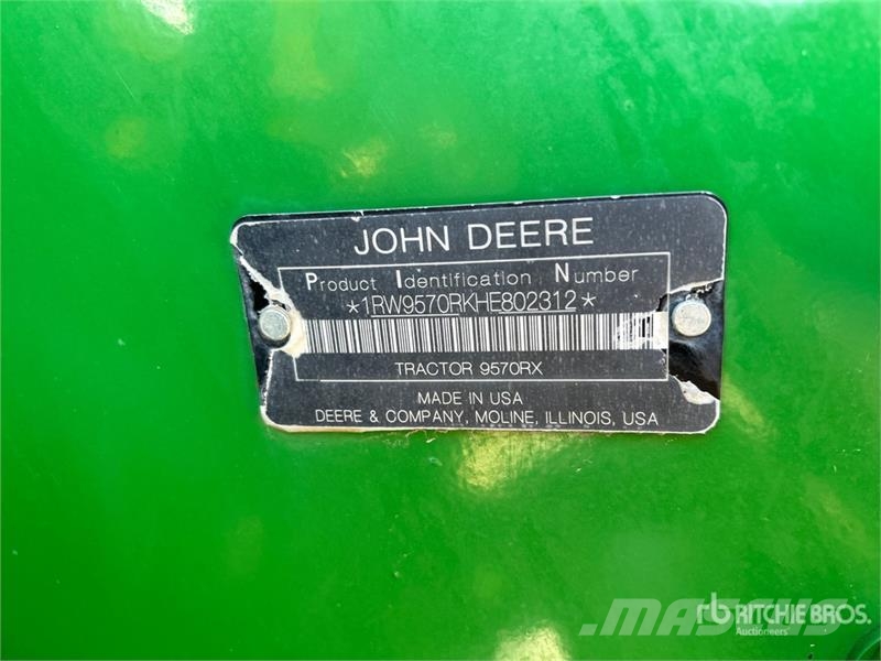 John Deere 9570RX Scraper Special Track Tractor Traktori