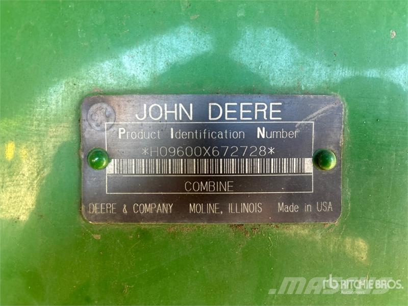 John Deere 9600 Kombajni