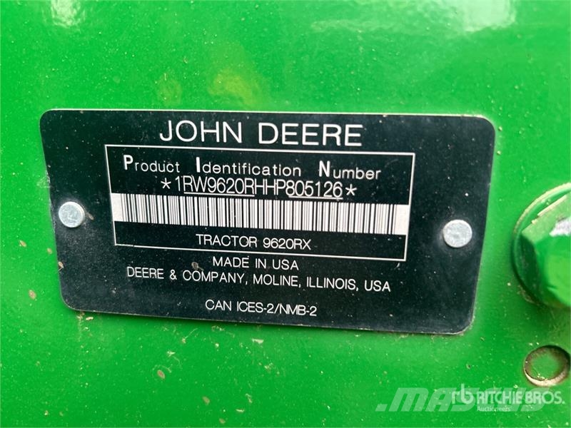 John Deere 9620RX Traktory