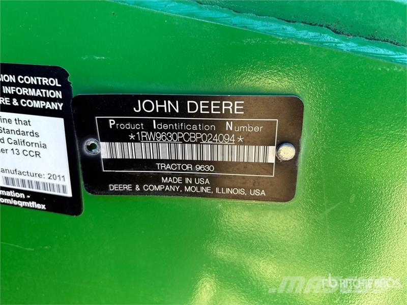 John Deere 9630 Landbouw - overige