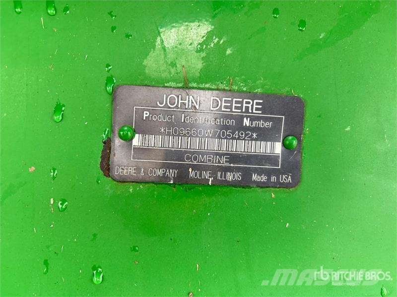John Deere 9660 حصادات