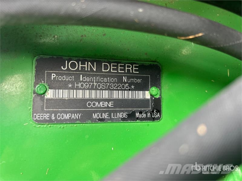 John Deere 9770 STS コンバイン