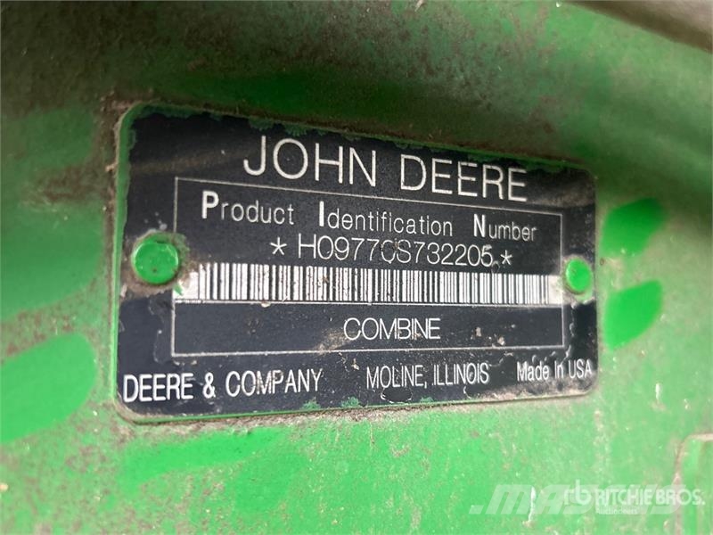 John Deere 9770 STS Kombájnok