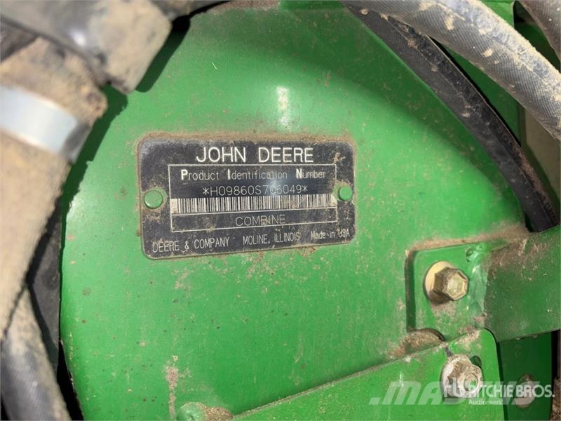 John Deere 9860 STS Cosechadoras combinadas