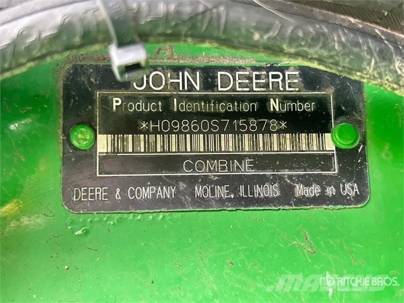 John Deere 9860 STS Teraviljakombainid