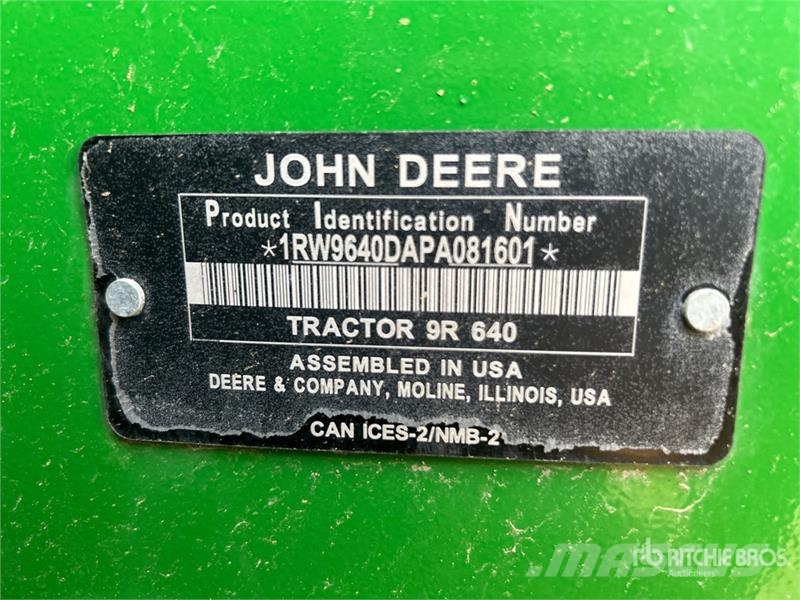 John Deere 9R 640 Farm machinery