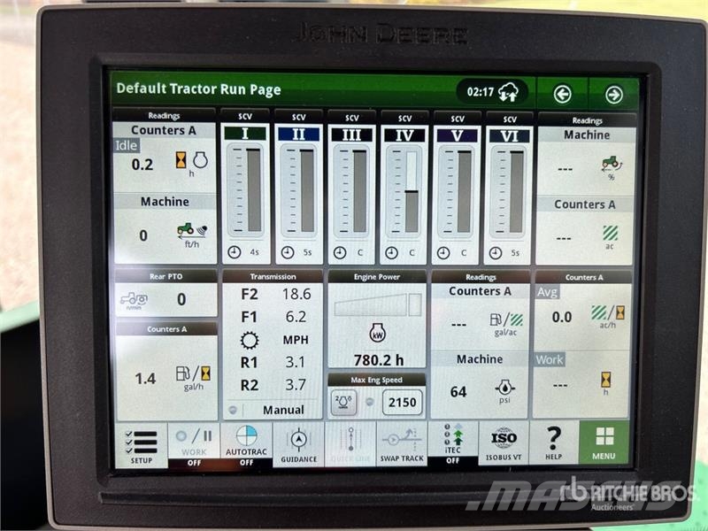John Deere 9RX 540 Signature Edition Track Tractor Traktoriai
