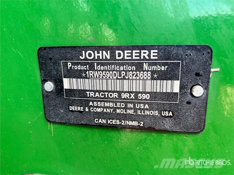 John Deere 9RX 590 Track Tractor Trattori