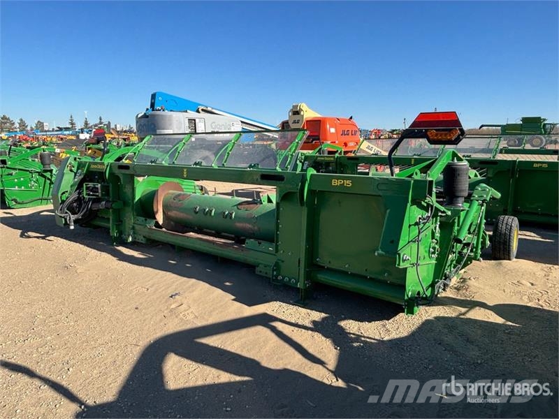 John Deere BP15 15 ft Belt Combine Pickup Header Testate per mietitrebbie