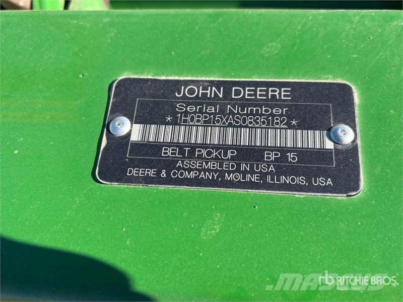 John Deere BP15 15 ft Belt Combine Pickup Header Combine capete pentru culegatoare