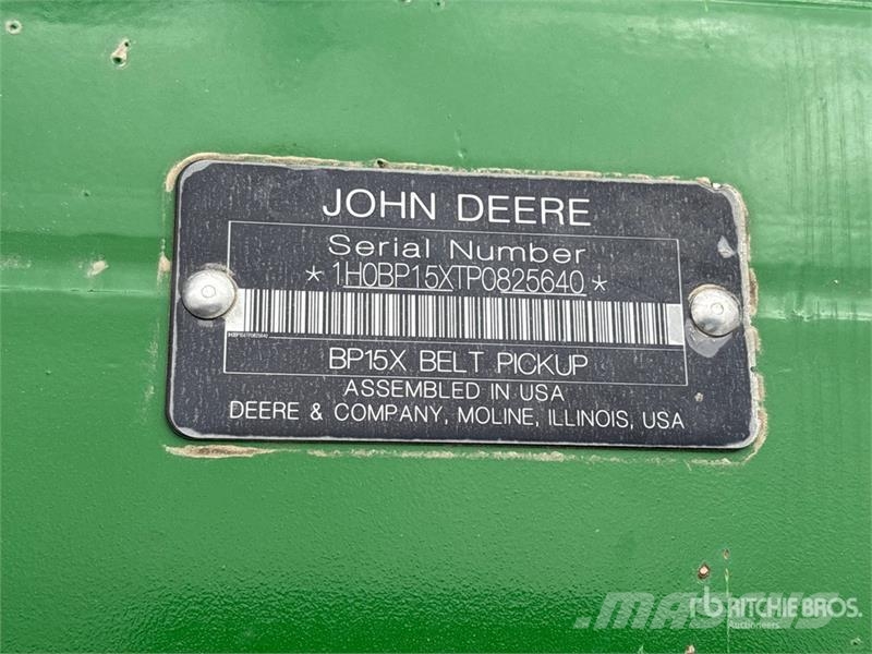 John Deere BP15 15 ft Combine Pickup Header Testate per mietitrebbie