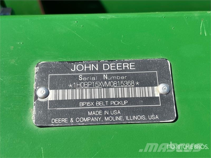 John Deere BP15 15 ft Combine Pickup Header Maaidorser aanbouwdelen