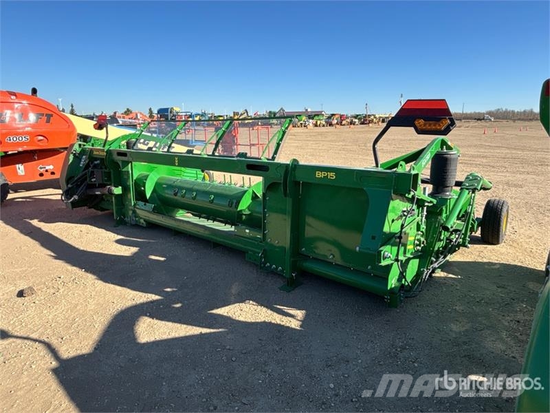 John Deere BP15 15 ft Belt Combine Pickup Header Testate per mietitrebbie