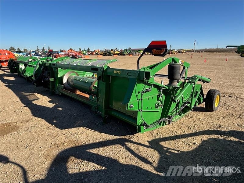 John Deere BP15 15 ft Belt Combine Pickup Header Testate per mietitrebbie