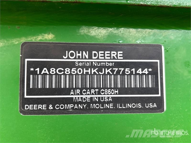 John Deere C850 Mechanické sejačky