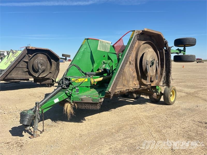 John Deere CX15 15 ft Flex Wing Rotary Cutter معدات جز نباتات البطاطس المتيبسة