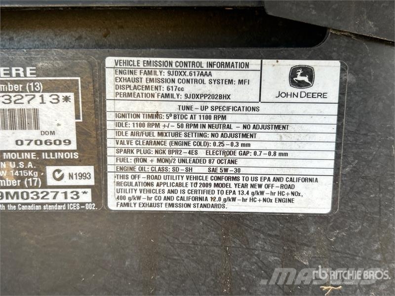 John Deere Gator 620I 4x4 Utility Vehicle Mini utilitaire