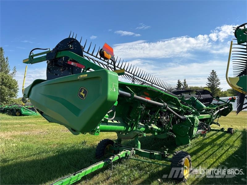 John Deere HD40R 40 ft Hinged Draper Combine Header 콤바인 헤드
