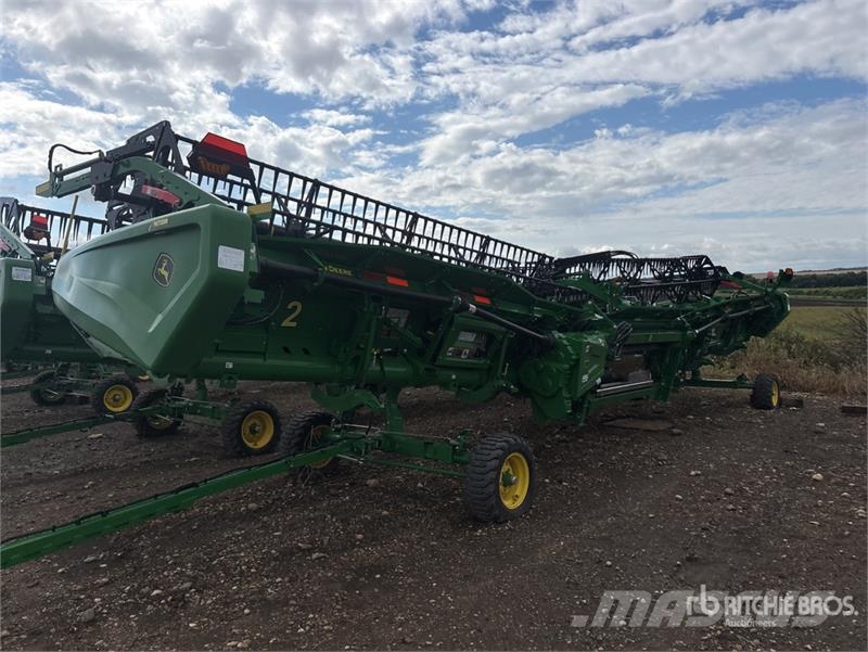 John Deere HD40R 40 ft Hinged Draper Combine Header Cabeçotes de colheitadeira