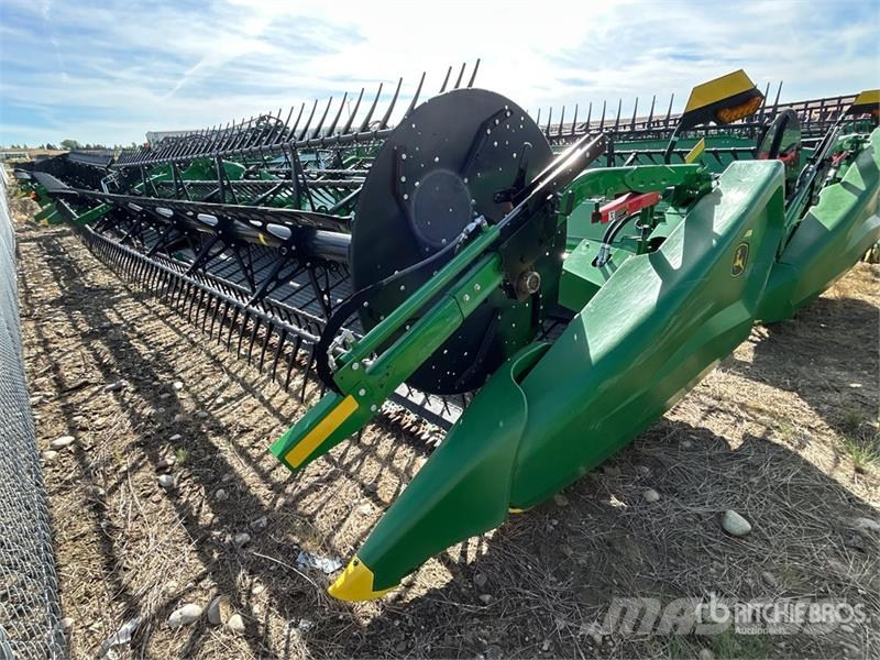 John Deere HD45F 45 ft Flex Knife Combine Header Cabeçotes de colheitadeira