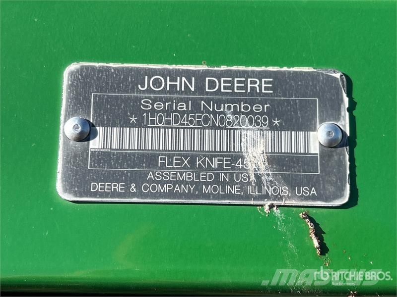 John Deere HD45F 45 ft Flex Draper Combine Header Combine harvester heads