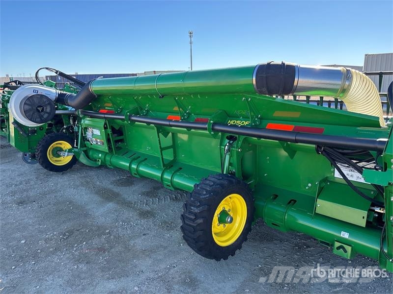 John Deere HD50F 50 ft Hinged Draper Combine Header Kombájn adapterek