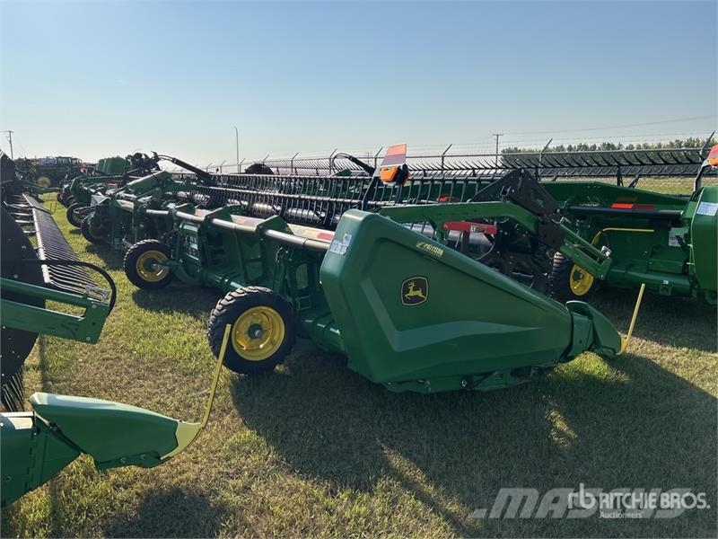John Deere HD50F 50 ft Hinged Draper Combine Header Cabeçotes de colheitadeira