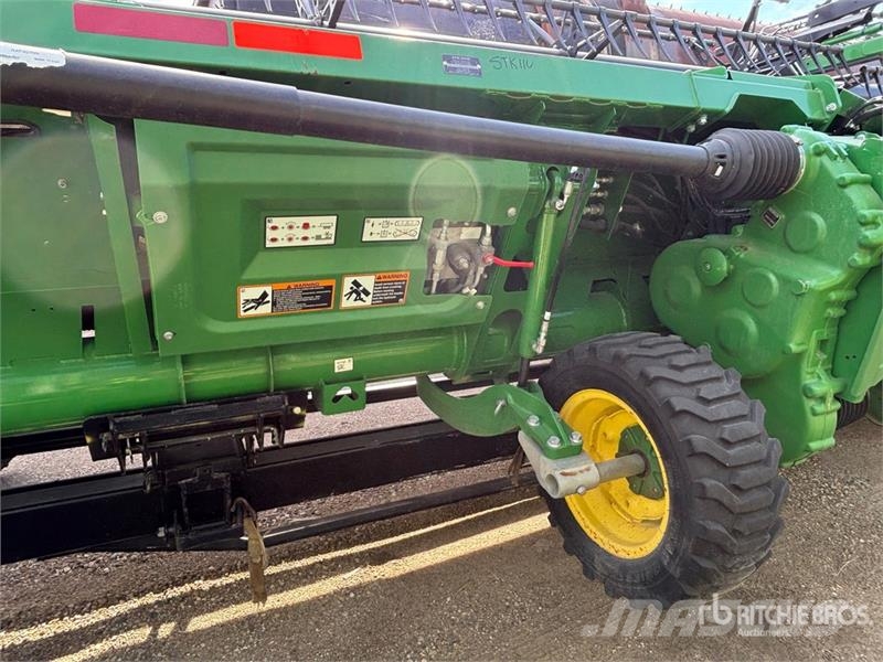 John Deere HD50F 50 ft Flex Draper Combine Header رؤوس الحصادات الدراسات