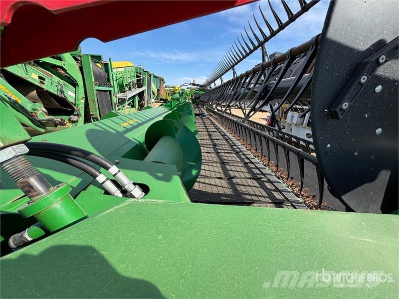 John Deere HD50F 50 ft Flex Draper Combine Header رؤوس الحصادات الدراسات