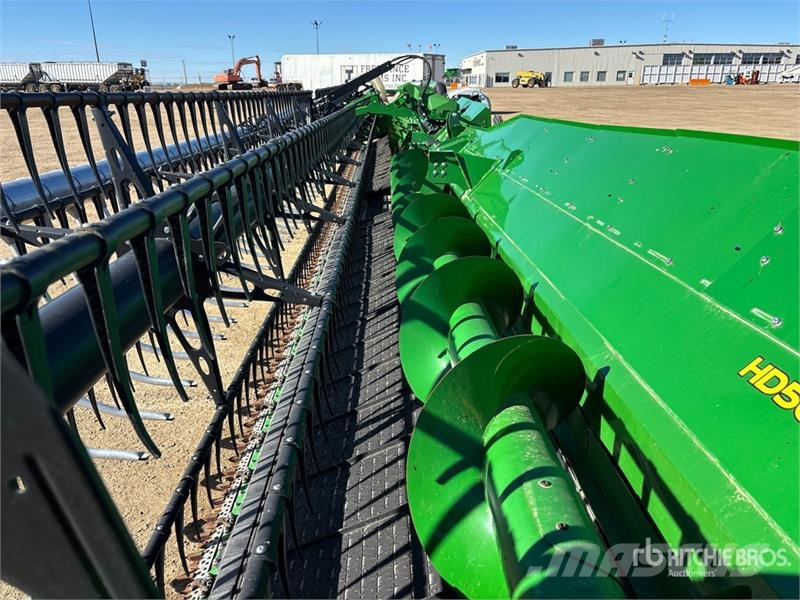 John Deere HD50F 50 ft Hinged Draper Combine Header Kombájn adapterek