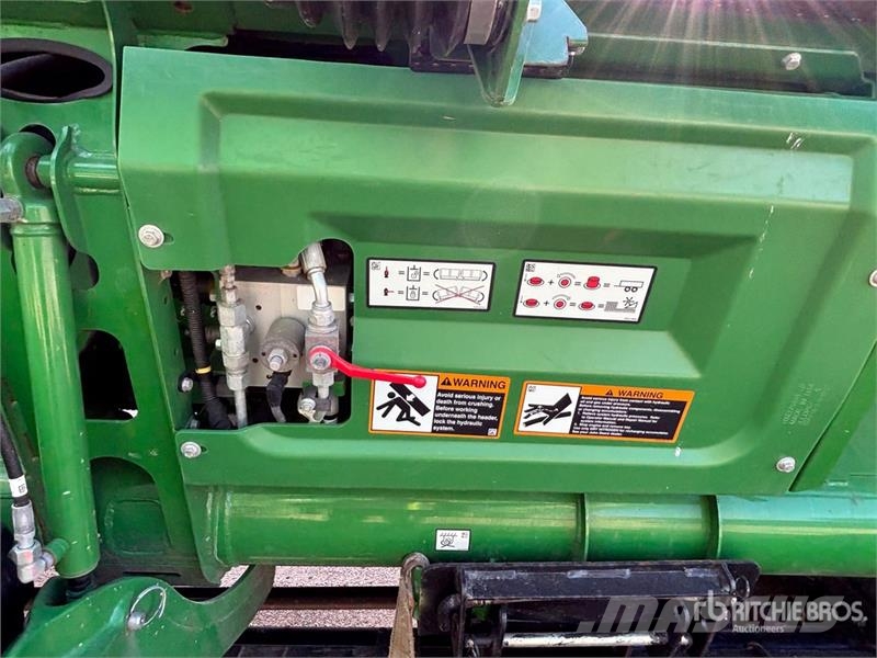 John Deere HD50F 50 ft Flex Draper Combine Header رؤوس الحصادات الدراسات