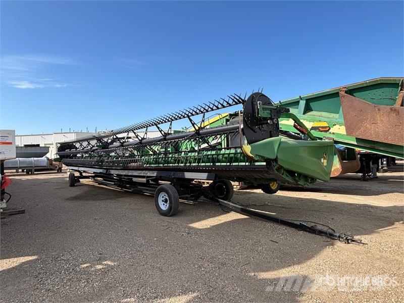 John Deere HD50F 50 ft Flex Draper Combine Header رؤوس الحصادات الدراسات