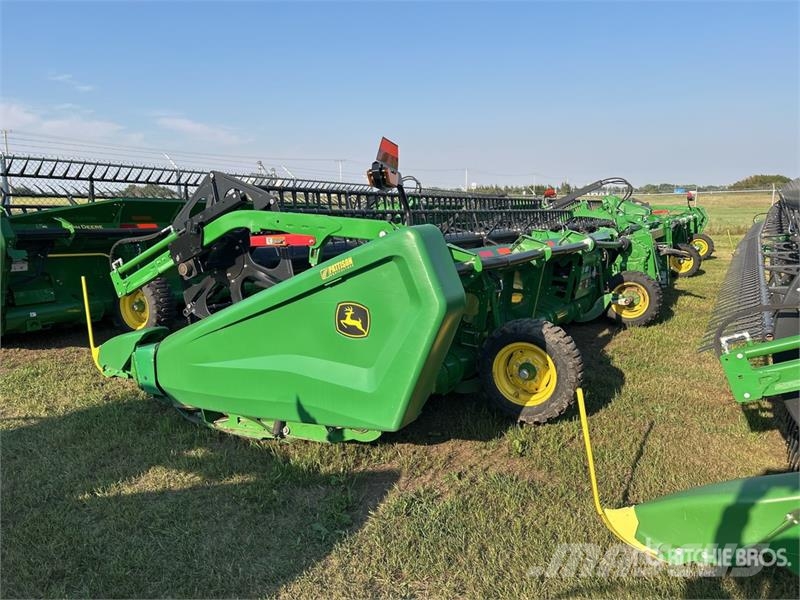 John Deere HD50F 50 ft Hinged Draper Combine Header Cabeçotes de colheitadeira
