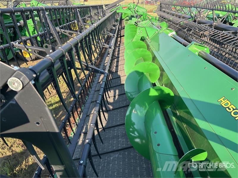 John Deere HD50F 50 ft Hinged Draper Combine Header Cabeçotes de colheitadeira