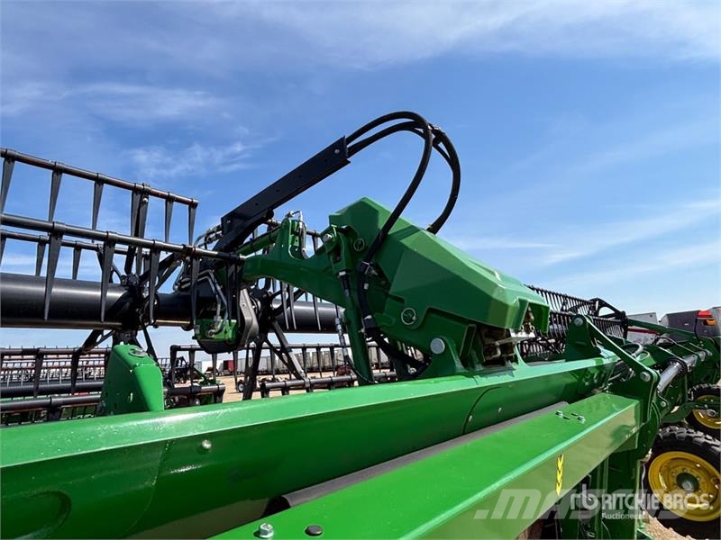 John Deere HD50R 50 ft Flex Draper Combine Header رؤوس الحصادات الدراسات