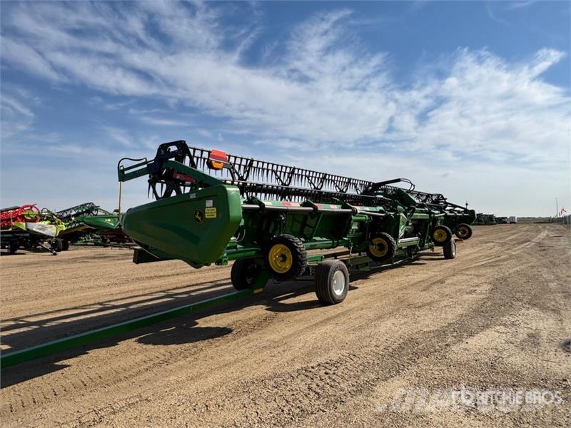 John Deere HD50R 50 ft Hinged Draper Combine Header رؤوس الحصادات الدراسات
