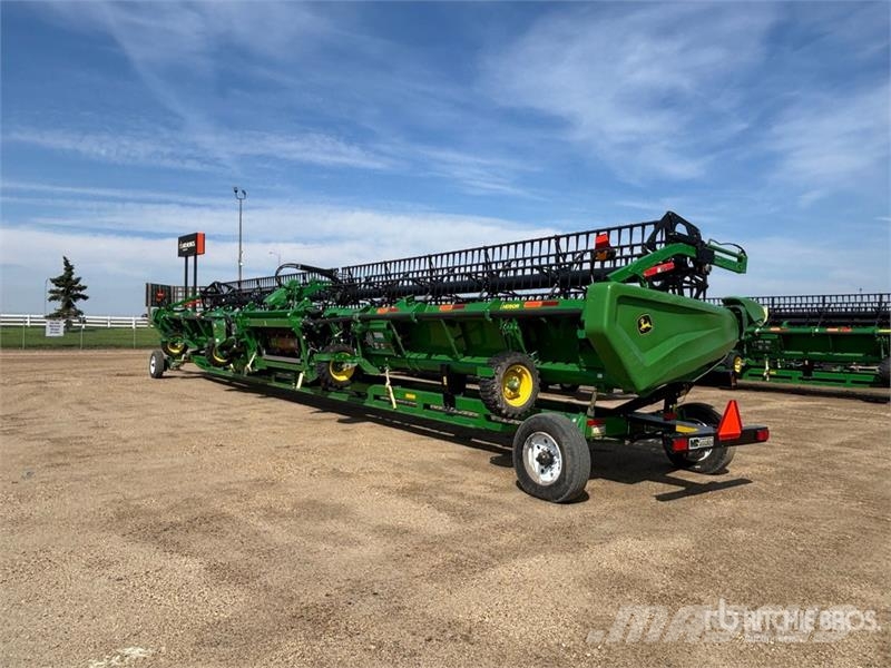 John Deere HD50R 50 ft Flex Draper Combine Header رؤوس الحصادات الدراسات