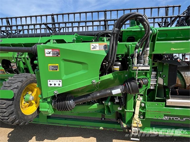 John Deere HD50R 50 ft Flex Draper Combine Header رؤوس الحصادات الدراسات