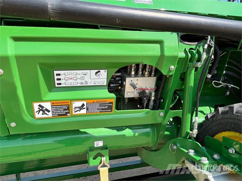 John Deere HD50R 50 ft Flex Draper Combine Header رؤوس الحصادات الدراسات