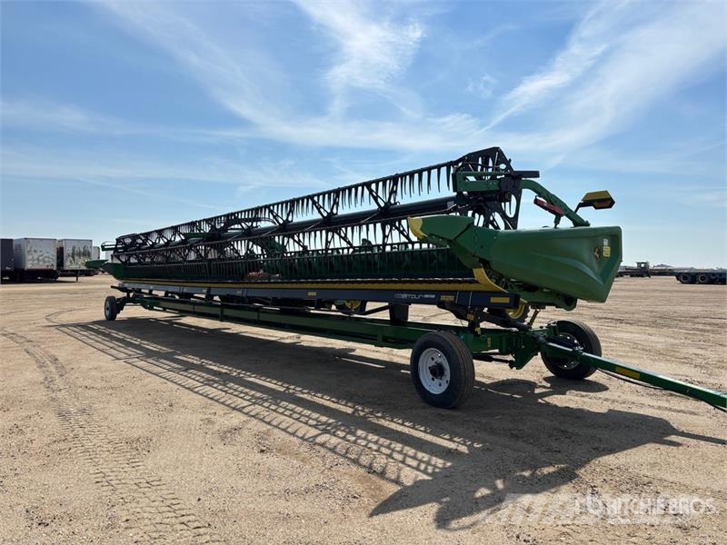 John Deere HD50R 50 ft Flex Draper Combine Header رؤوس الحصادات الدراسات